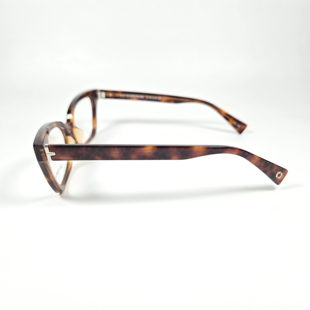 NEW David Spencer Eyewear HATTIE Tortoise Full Rim Cat Eye glasses Frames - Picture 3 of 10